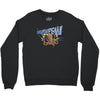 octopus with bubble gun goes pewpew Crewneck Sweatshirt