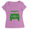 defender land rover Women's Triblend Scoop T-shirt