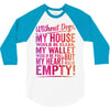 my heart is empty 3/4 Sleeve Shirt