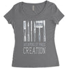 war paint Women's Triblend Scoop T-shirt