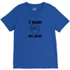i want the gold V-Neck Tee