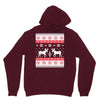 reindeer christmas ugly sweater Unisex Hoodie