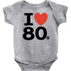 i love 80's Baby Bodysuit