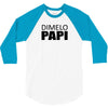 dimelo papi nicky jam reggaeton regueton  black 3/4 Sleeve Shirt