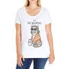the big meowski Ladies Curvy T-Shirt