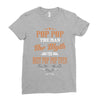 pop pop the man the myth best pop pop ever Ladies Fitted T-Shirt