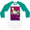 the beateggs !!! purple 3/4 Sleeve Shirt