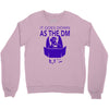 it goes down as the dm Crewneck Sweatshirt