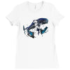 alien terror from deep space Ladies Fitted T-Shirt