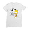 Homer Simpson Ladies Fitted T-Shirt