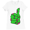 zombie okay Ladies Fitted T-Shirt