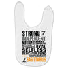 Strong Independent Motivated Sagittarius Baby Bibs