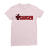 Fuck Cancer Deadpool Ladies Fitted T-Shirt