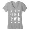 Girl Power Women's V-Neck T-Shirt