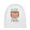 my cat is on the internet Baby Beanies