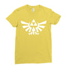 zelda logo Ladies Fitted T-Shirt