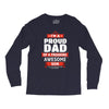 proud dad son Long Sleeve Shirts