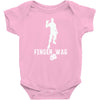 finger wag batle royal gaming Baby Bodysuit