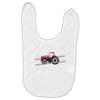 case ih red tractor boy comin' through Baby Bibs
