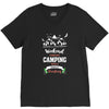 Weekend Forecast Camping With A Chance Of Drinking V-Neck Tee