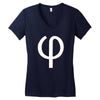 phi by numbers Women's V-Neck T-Shirt