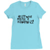 35. help!! theese peeple r kidnaping us 019 Ladies Fitted T-Shirt