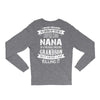 Super Cool Nana Of A Freaking Awesome Grandson Long Sleeve Shirts