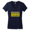 at your own risk Women's V-Neck T-Shirt