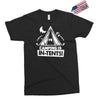 white ink camping is in tents funny Exclusive T-shirt
