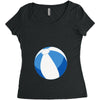 Blue Beachball Baby Boy Women's Triblend Scoop T-shirt