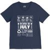 Born In July V-Neck Tee