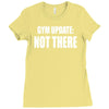 gym update not there Ladies Fitted T-Shirt