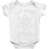 up and atom funny chemistry Baby Onesie