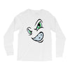 angry cartoon face Long Sleeve Shirts