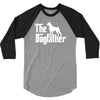 the dogfather boxer white 3/4 Sleeve Shirt