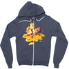 hot macs wrestling in cheese Zipper Hoodie