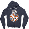 calavera droid Zipper Hoodie