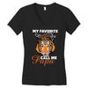 My Favorite People Call Me Papa Women's V-Neck T-Shirt