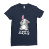 bunny anxiety Ladies Fitted T-Shirt