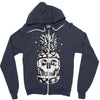 skull pineapple Zipper Hoodie