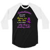 sometimes you have to throw on the hat! 3/4 Sleeve Shirt
