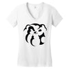 dog face Women's V-Neck T-Shirt