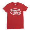 drummer inside Ladies Fitted T-Shirt