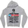 Donald trump The D Is Missing Zipper Hoodie