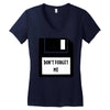 Don't Forget Me Disk Women's V-Neck T-Shirt