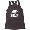 bilf, bear i'd like to Racerback Tank