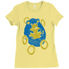 sad hedgehog Ladies Fitted T-Shirt