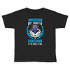 American by Birth Christian By the Grace of God Toddler T-shirt