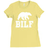 bilf, bear i'd like to Ladies Fitted T-Shirt