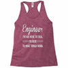 i'm not here to talk Racerback Tank